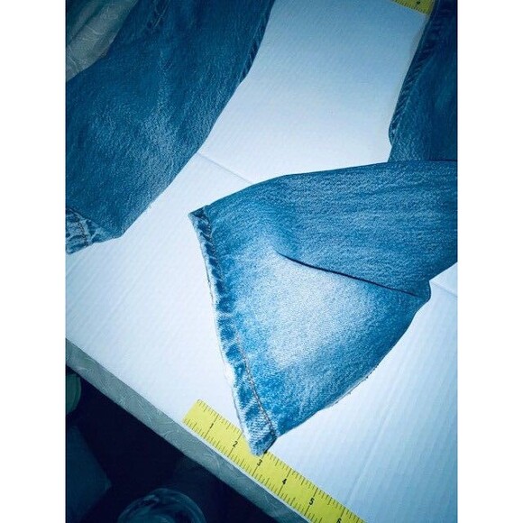 Vintage Y2K Diesel Rivec Straight Leg Distressed Denim Jeans Size 32 Italy 2001 - Picture 14 of 16